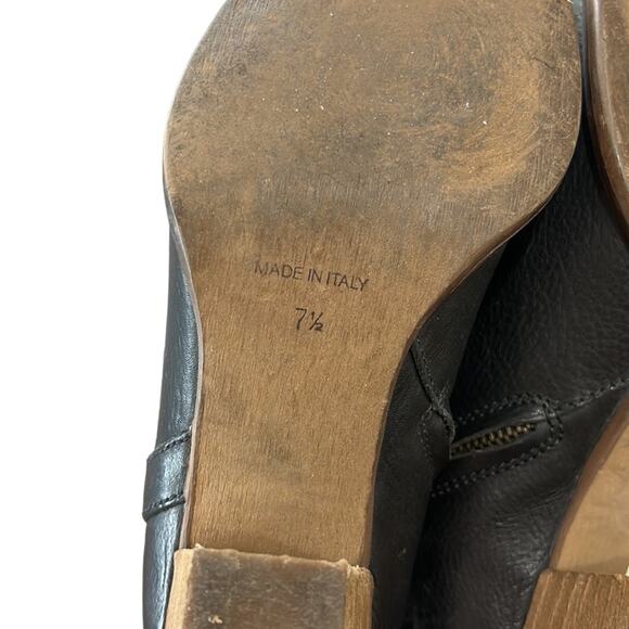 Madewell The Billie Boot Leather Ankle Bootie Black and Brown Women's Size 7.5 - Picture 10 of 10